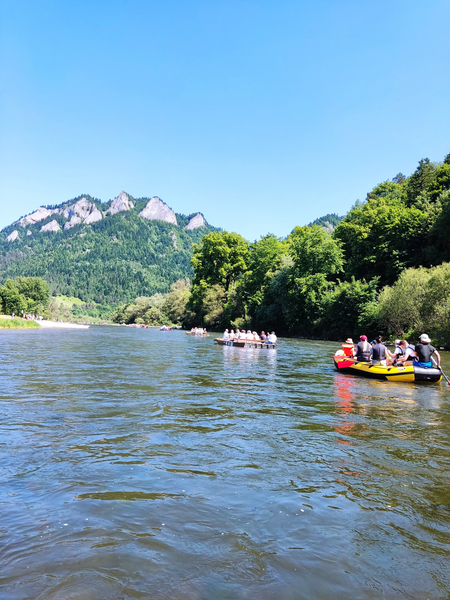 Zdjęcie na okładce dla Spływ Dunajcem kajaki pontony rafting